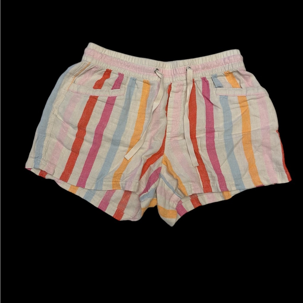Gap Multi-Striped Linen Shorts